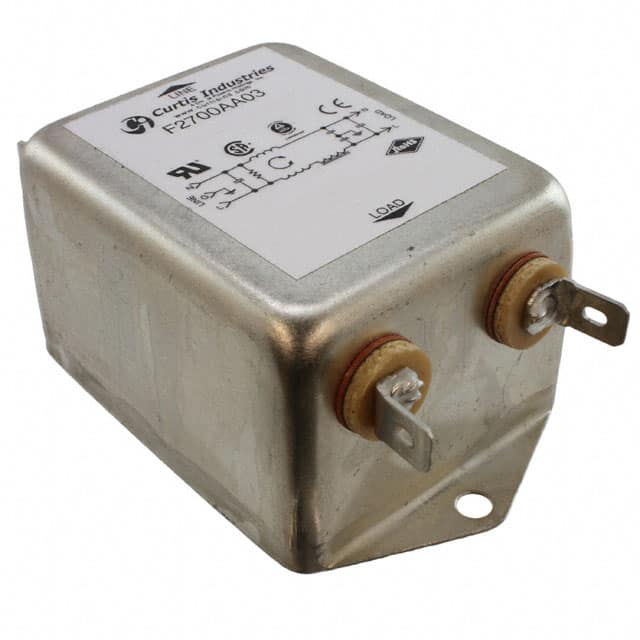 F2700AA03 LINE FILTER 250VAC 3A CHASS MNT