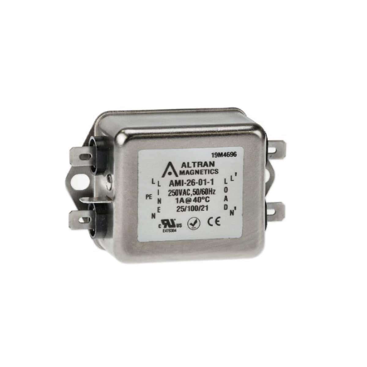 AMI-26-1-1 LINE FILTER 1A 250VAC CHASS