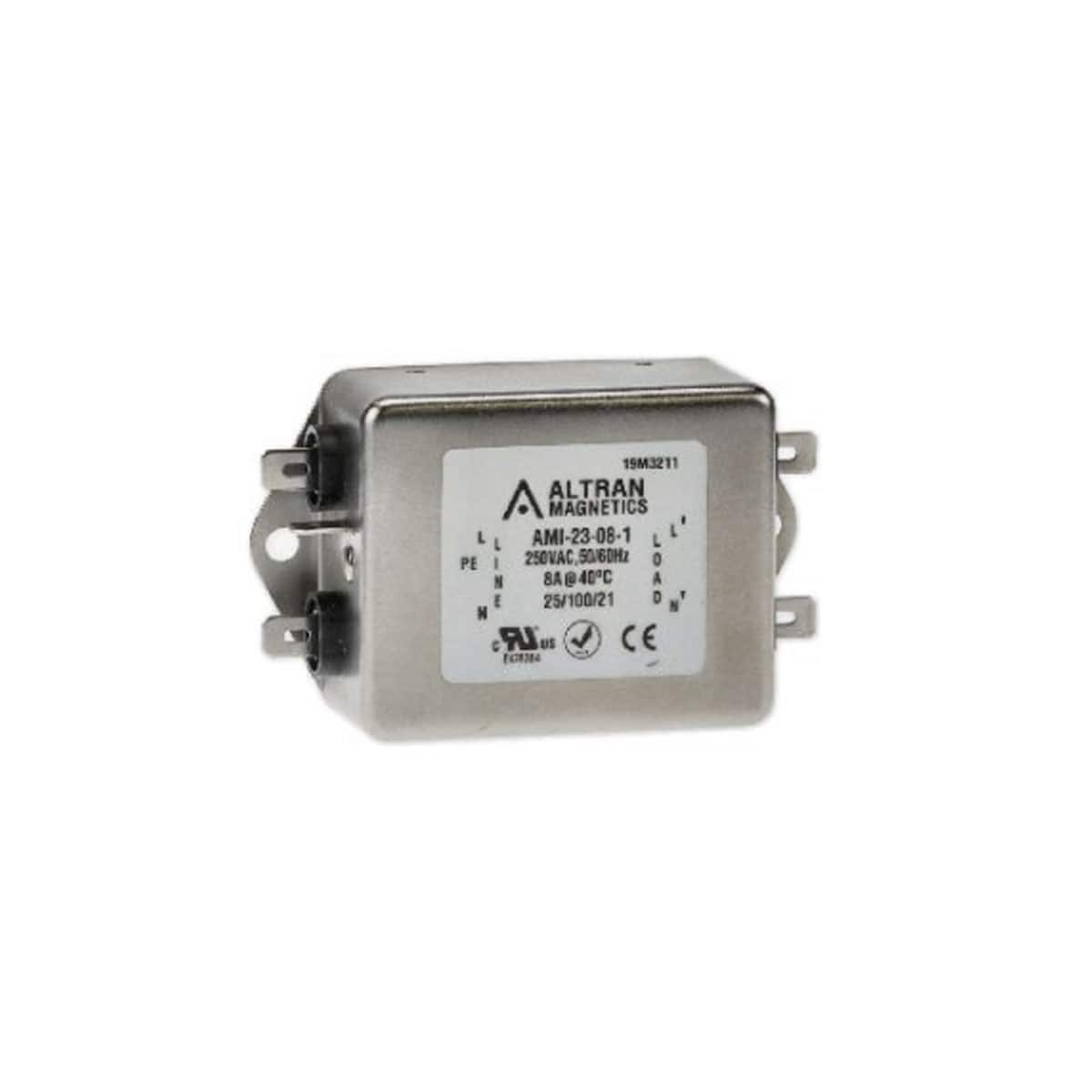 AMI-23-8-1 LINE FILTER 8A 250VAC CHASS