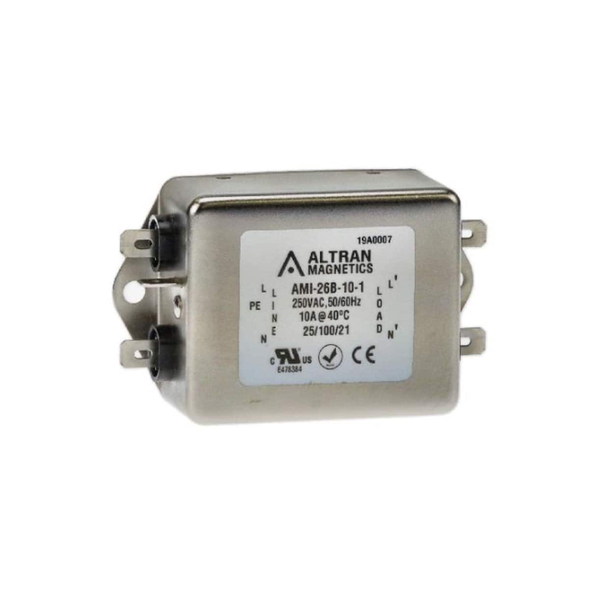 AMI-26B-10-1 LINE FILTER 10A 250VAC CHASS