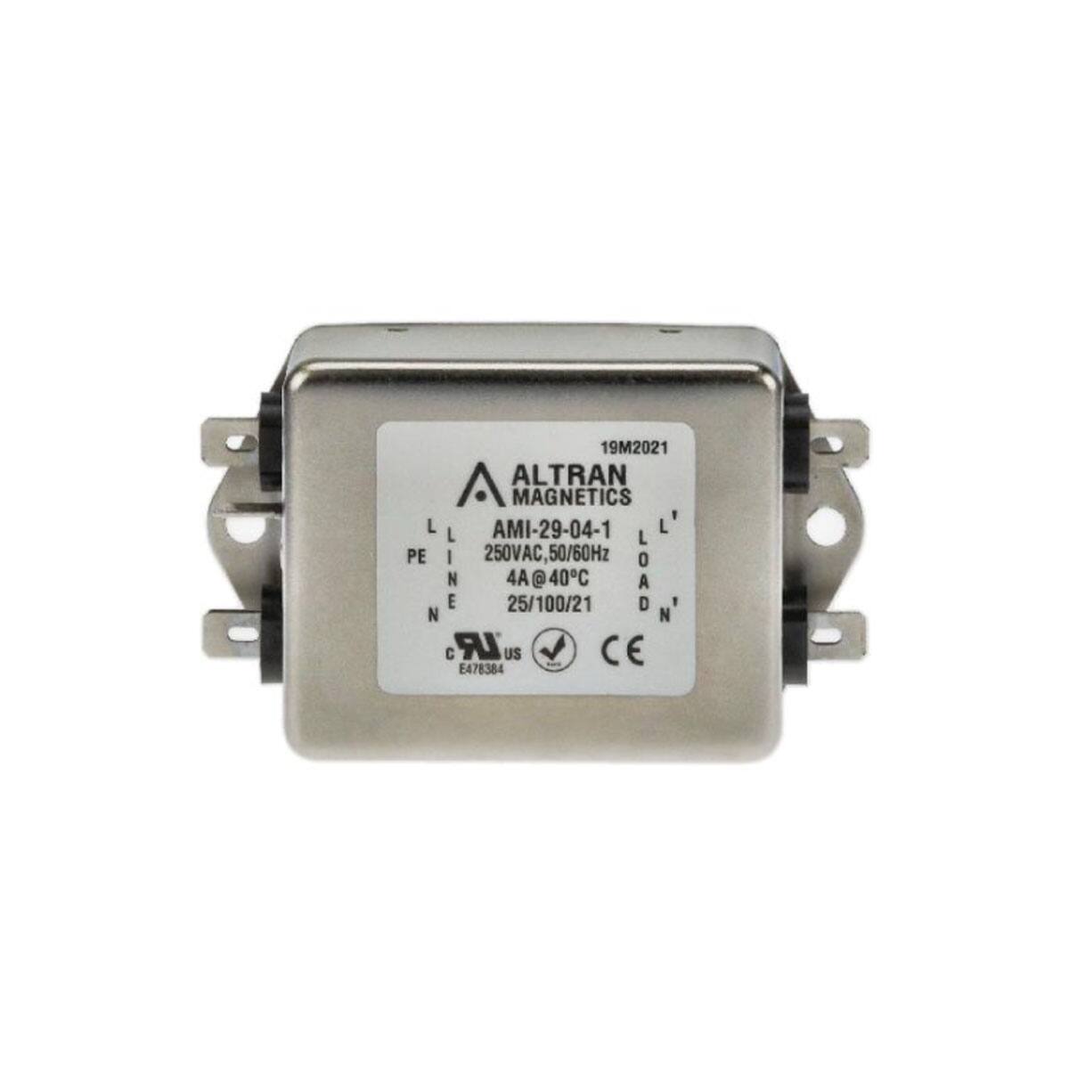 AMI-29-4-1 LINE FILTER 4A 110/250VAC CHASS