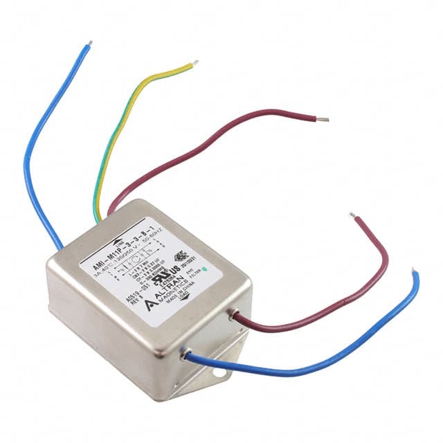 AMI-M11P-3-3-B-1 POWER LINE EMI FILTER 3A 250VAC