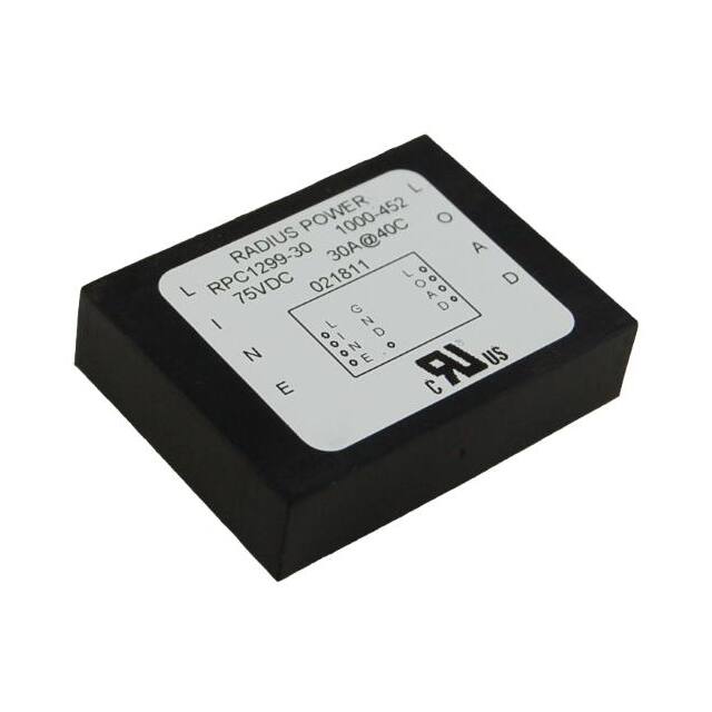 RPC1299-30 PCB MOUNT DUAL STAGE DC FILTER