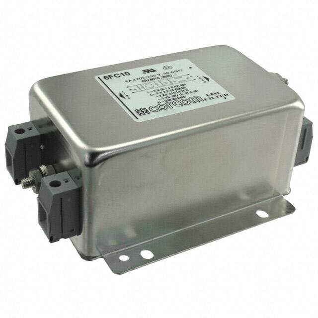 6FC10 LINE FILTER 250VAC 6A CHASS MNT