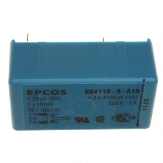 B84110A0000A010 LINE FILTER 250VDC/VAC 1A TH