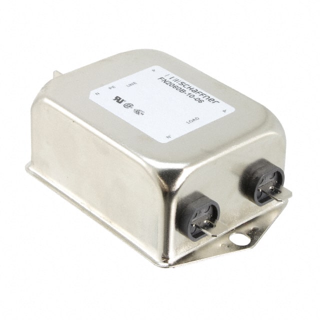 FN2060B-10-06 LINE FILTER 250VAC 10A CHASS MNT