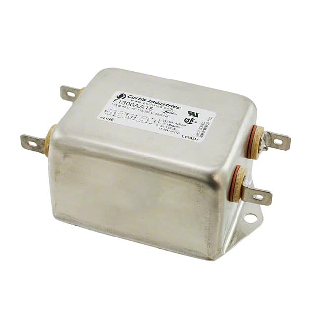 F1300AA15 LINE FILTER 250VAC 15A CHASS MNT