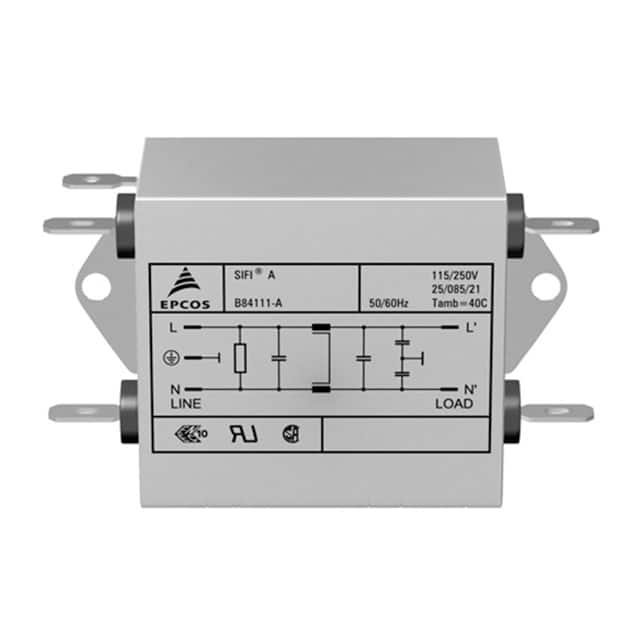 B84111A0000B120 LINE FILTER 250VDC/VAC 20A CHASS