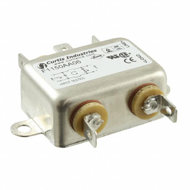 F1150AA06 LINE FILTER 250VAC 6A CHASS MNT