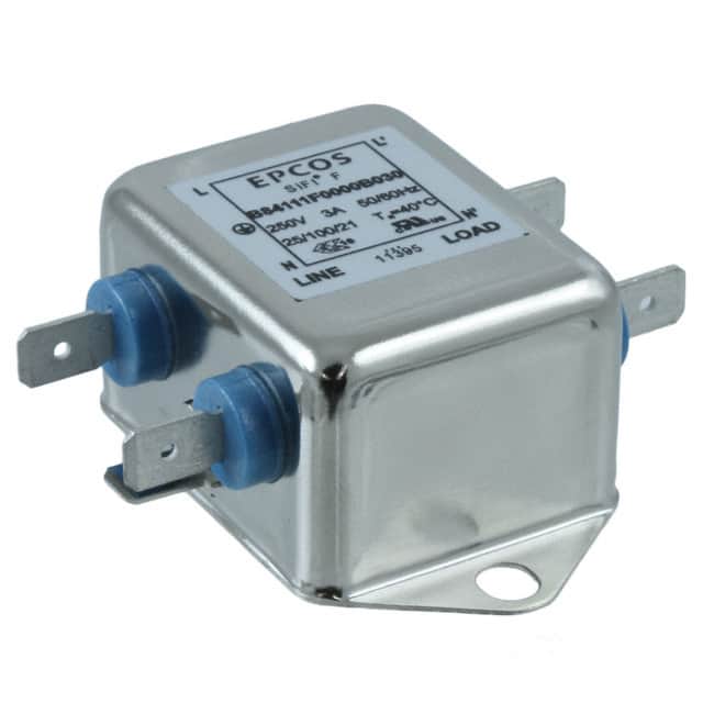 B84111F0000B030 LINE FILTER 250VDC/VAC 3A CHASS