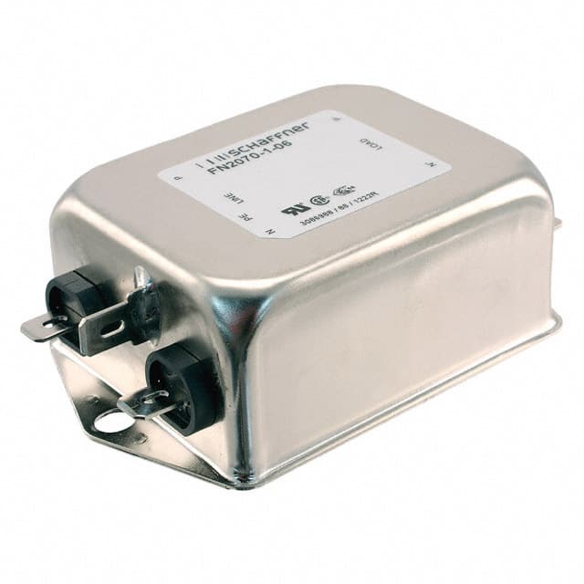 FN2070-1-06 LINE FILTER 110/250VAC 1A CHAS