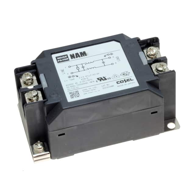 NAM-06-101 LINE FILTER 250VDC/VAC 6A CHAS