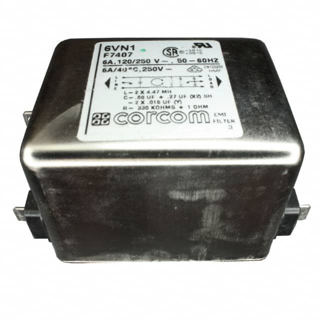 6VN1 LINE FILTER 250VAC 6A CHASS MNT