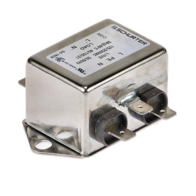 5500.2643.04 LINE FILTER 125/250VAC 10A CHASS