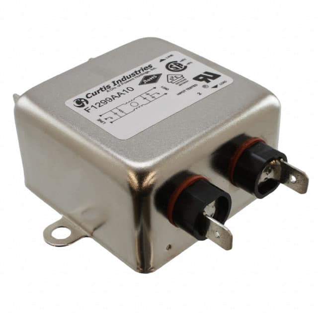 F1299AA10 LINE FILTER 250VAC 10A CHASS MNT