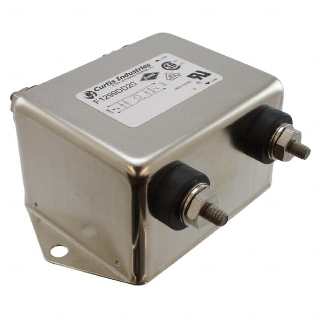 F1299DD20 LINE FILTER 250VAC 20A CHASS MNT