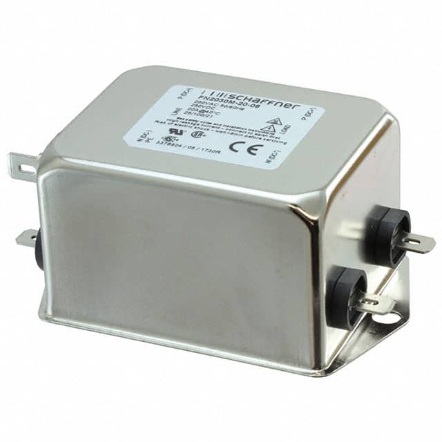 FN2030M-20-06 LINE FILTER 250VDC/VAC 20A CHAS