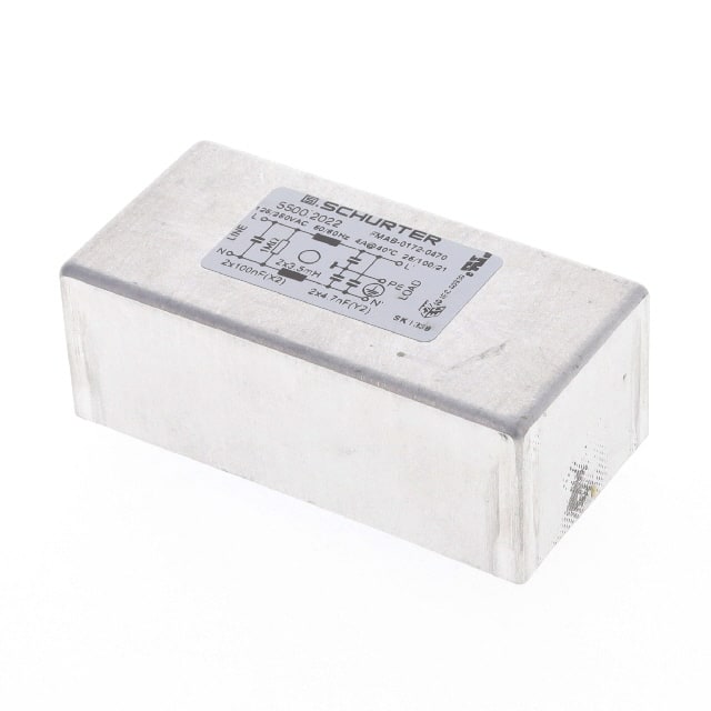 5500.2022 LINE FILTER 125/250VAC 4A TH