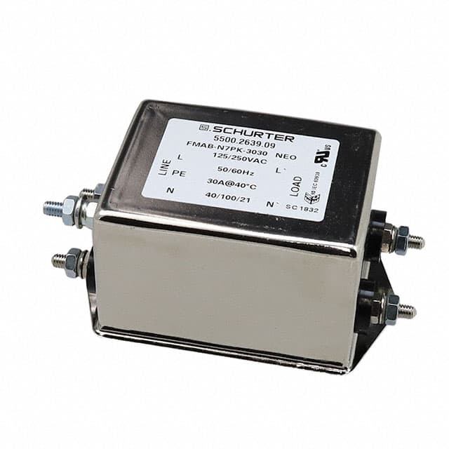 5500.2639.09 LINE FILTER 125/250VAC 30A CHASS