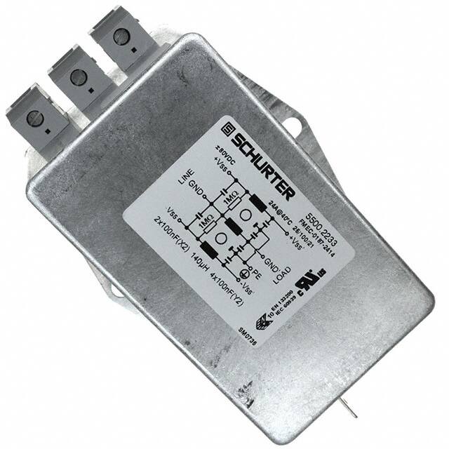 5500.2233 LINE FILTER 80VDC 24A CHASS MNT