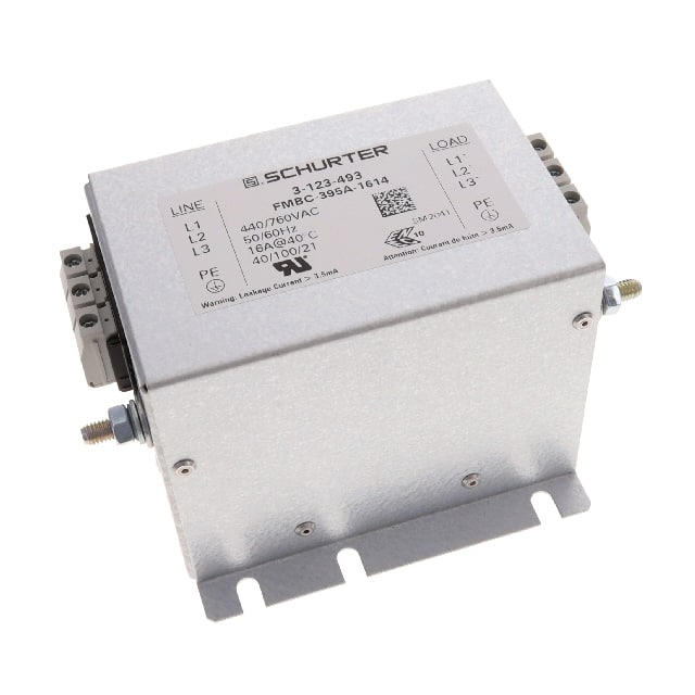 FMBC-395A-1614 FMBC EP FILTER 3PH 2ST 16A 760VA