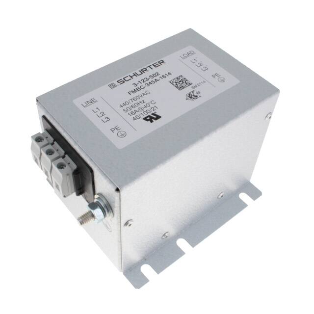 FMBC-345A-1614 FMBC EP FILTER 3PH 2ST 16A 760VA