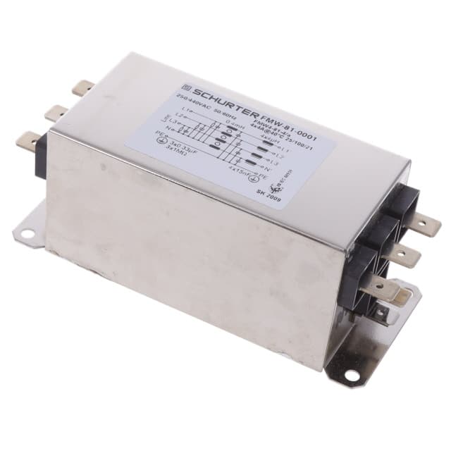 FMW-81-0001 LINE FILTER 250/440VAC 4A CHAS