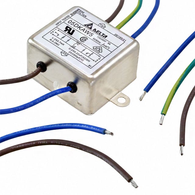 05DKAW5 LINE FILTER 115/250VAC 5A CHAS