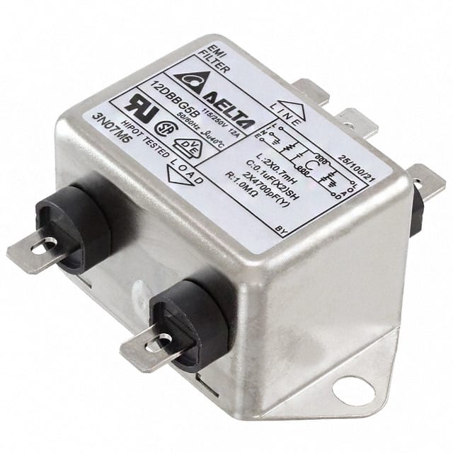 12DBBG5B LINE FILTER 115/250VAC 12A CHASS