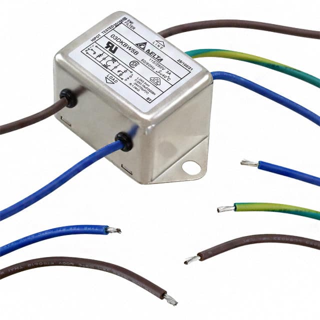 03DKBW5B LINE FILTER 115/250VAC 3A CHAS