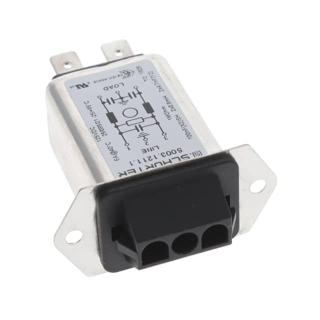 5003.1211.1 PWR ENT RCPT 125VDC 6A PANEL QC