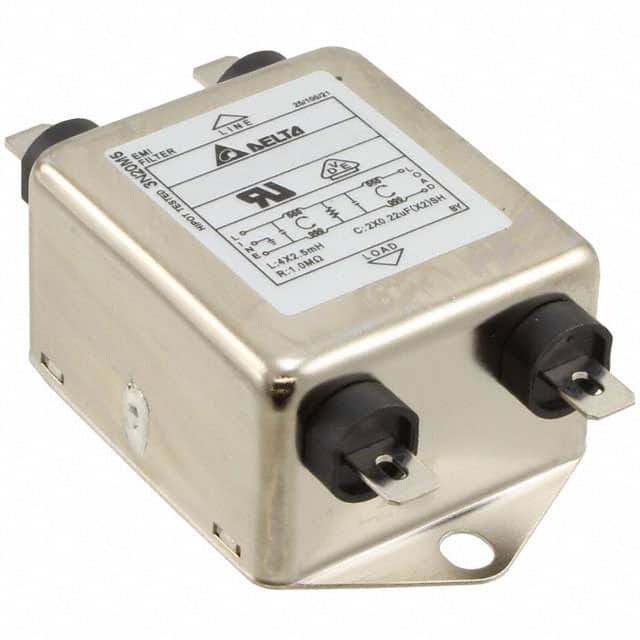 03DPCG5CM LINE FILTER 115/250VAC 3A CHAS
