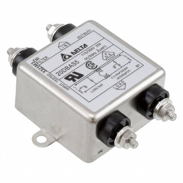 20DBAS5 LINE FILTER 115/250VAC 20A CHASS