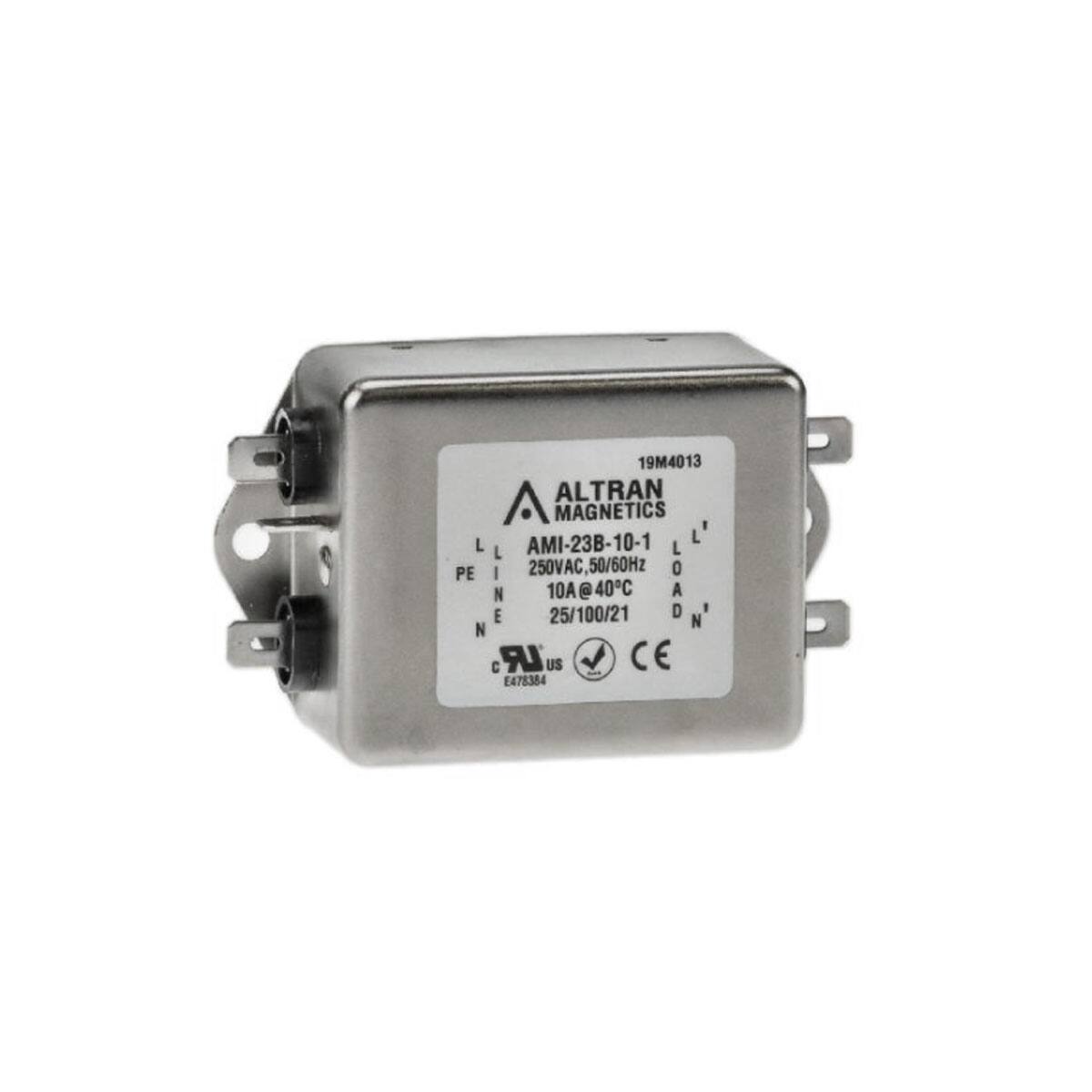 AMI-23B-10-1 LINE FILTER 250VAC 10A CHASS MNT