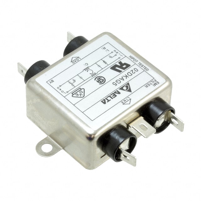 02DKAG5 LINE FILTER 115/250VAC 2A CHAS