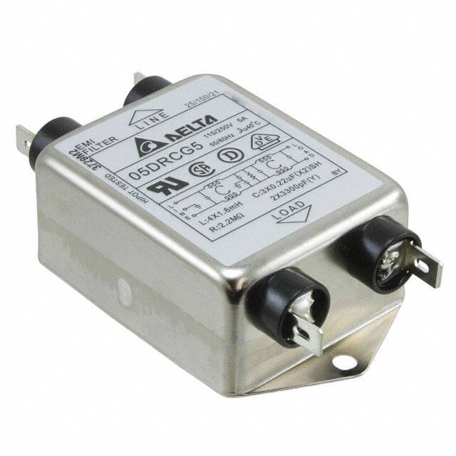 05DRCG5 LINE FILTER 115/250VAC 5A CHAS