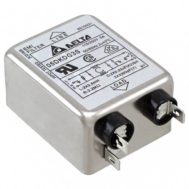 05DKDG3S LINE FILTER 115/250VAC 5A CHAS