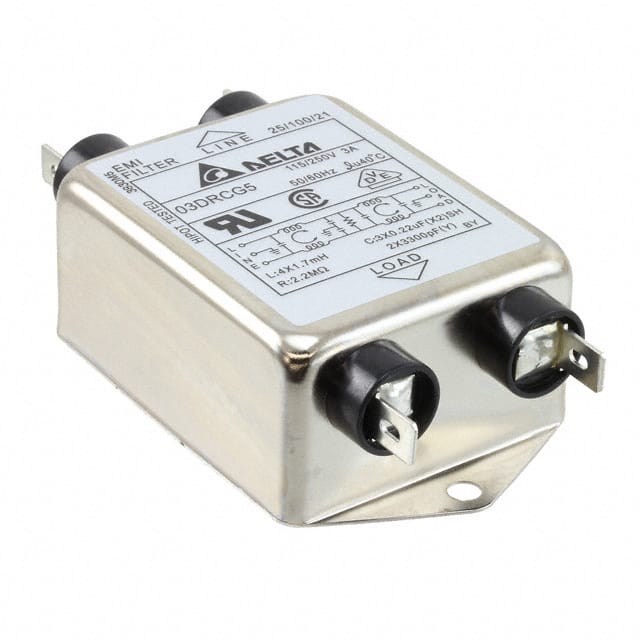 03DRCG5 LINE FILTER 115/250VAC 3A CHAS