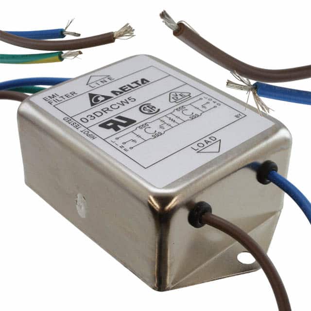 03DRCW5 LINE FILTER 115/250VAC 3A CHAS