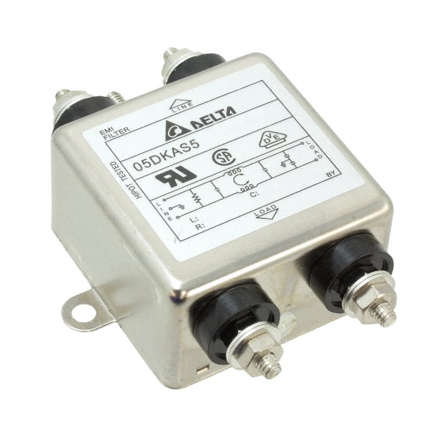 05DKAS5 LINE FILTER 115/250VAC 5A CHAS