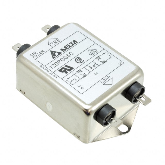 12DPCG5C LINE FILTER 115/250VAC 12A CHASS