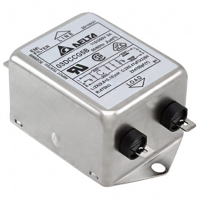 03DCCG5B LINE FILTER 115/250VAC 3A CHAS