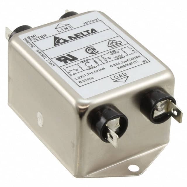 06DVCG5 LINE FILTER 115/250VAC 6A CHAS
