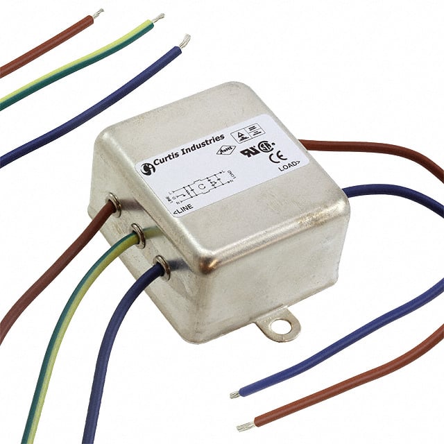 F1200BB03 LINE FILTER 250VAC 3A CHASS MNT