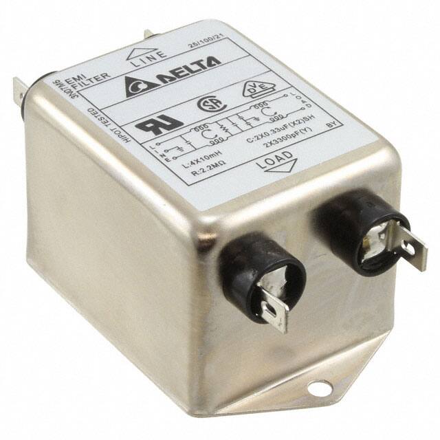 03DPCG5S LINE FILTER 115/250VAC 3A CHAS