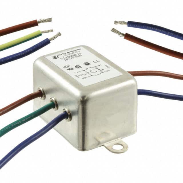 F1150BB10 LINE FILTER 250VAC 10A CHASS MNT