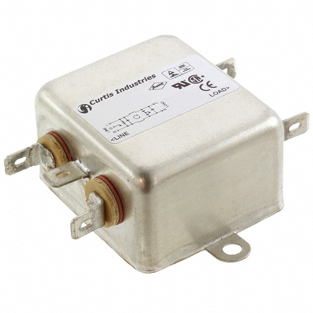 F1250AA03 LINE FILTER 250VAC 3A CHASS MNT