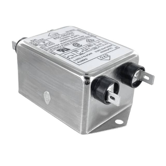 850-06/002 LINE FILTER 115/250VAC 6A CHAS