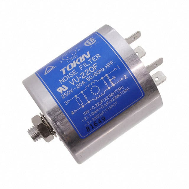VU-220F POWER LINE FILTER, CYLINDER TYPE