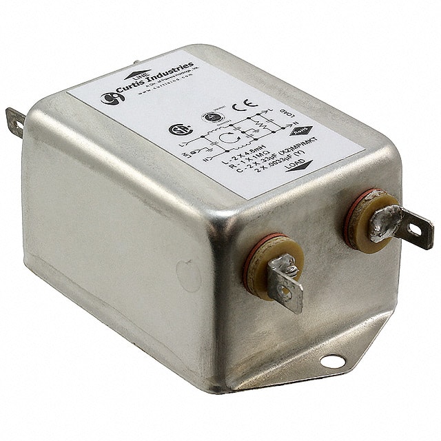 F1500AA10 LINE FILTER 250VAC 10A CHASS MNT